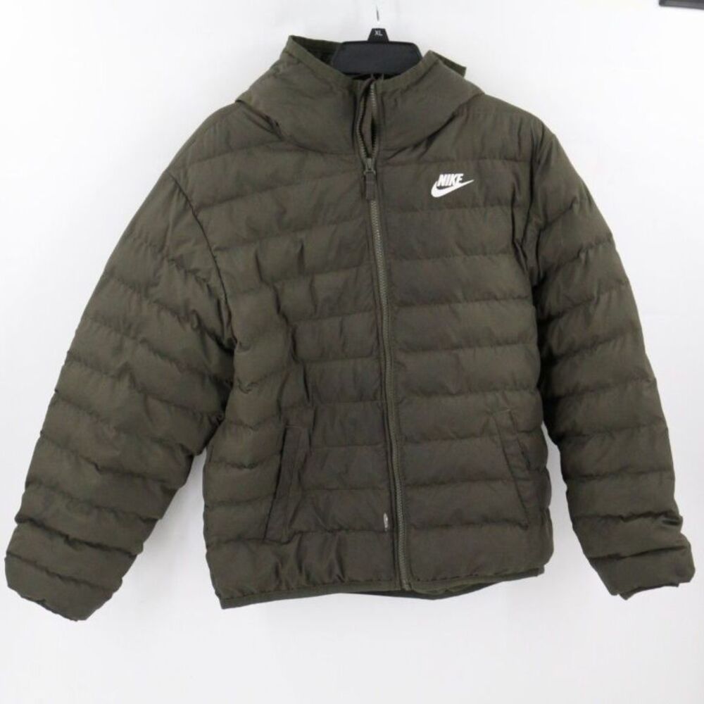 Nike Kids Puffer Coat Hunter Green Size XL Synthetic Down